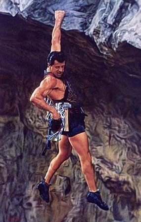 Super Fit Stallone in Cliffhanger